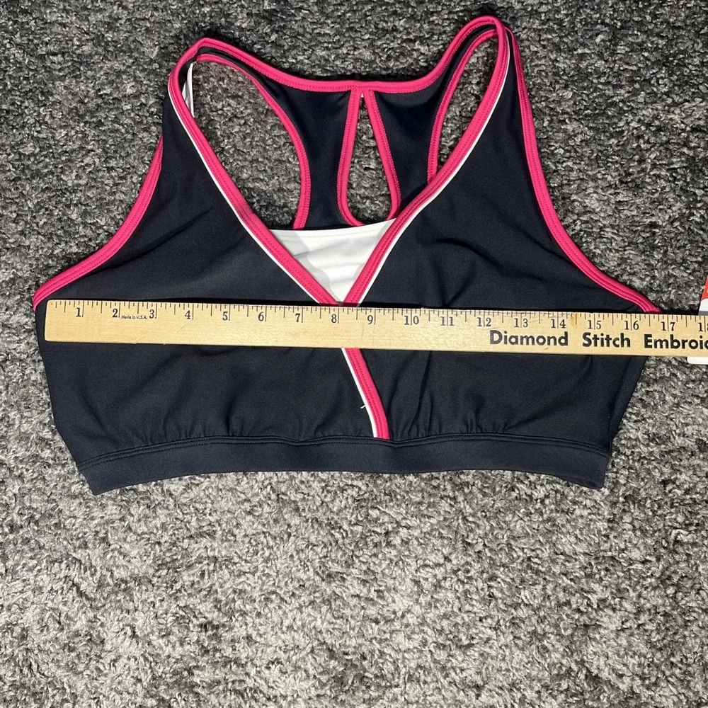 NWT‎ Xersion size XL pink quick dri medium support sports bra womens